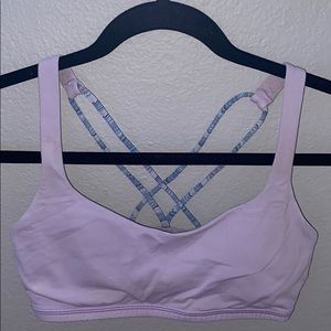 light purple lululemon sports bra